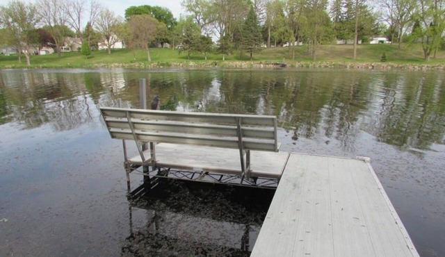 Lake front sanctuary with a dock on Fairmont’s chain of lakes
