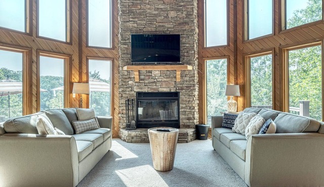 Lakefront A-Frame | Kayaks | Sleeps 15 in Innsbrook