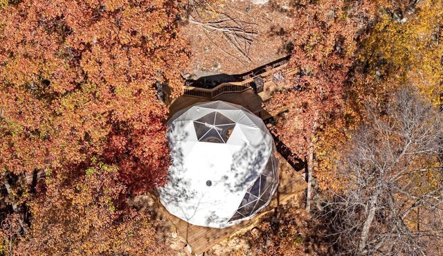 Luxe Stargazing Glamping Dome with Panoramic Views Near Lost River State Park, Wardensville WV