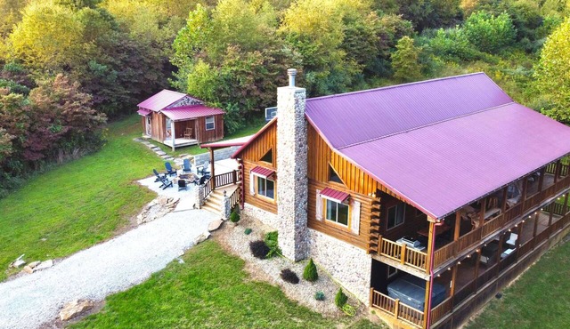 Majestic Lodge | Theater & Game Rm, Hocking Hills