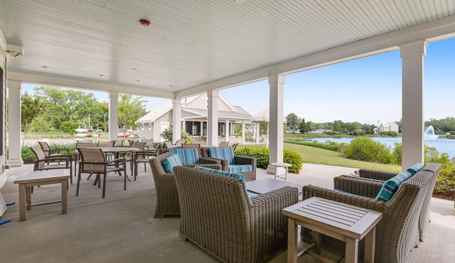 Millville by the Sea home with screened deck & access to pools/pickleball/gym