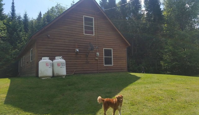 Modern Lakeside Log Cabin with Plenty of Rustic Charm. DIRECT SNOWMOBILE ACCESS