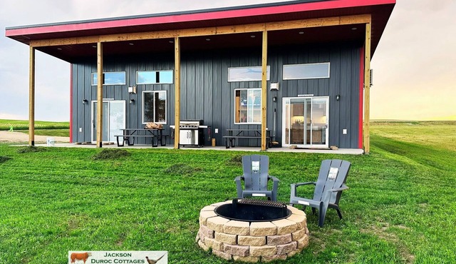 Napoleon Cottage: Lakefront Stay on Dry Lake, ND - Beach, Sauna, Pontoon & More