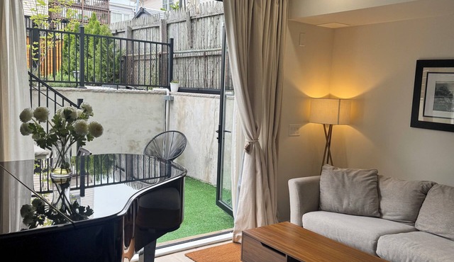 New and Modern Garden Apartment in Downtown Jersey City