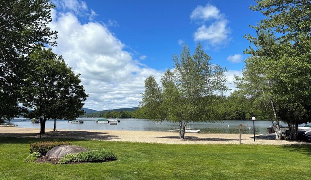 Newfound Lake Front 3-bedroom 1,600 sf townhome in Desired Bristol NH location!