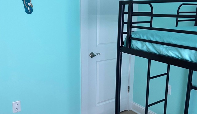 Newly Built 3-bedroom condo down the road from the Non-taged private Beach
