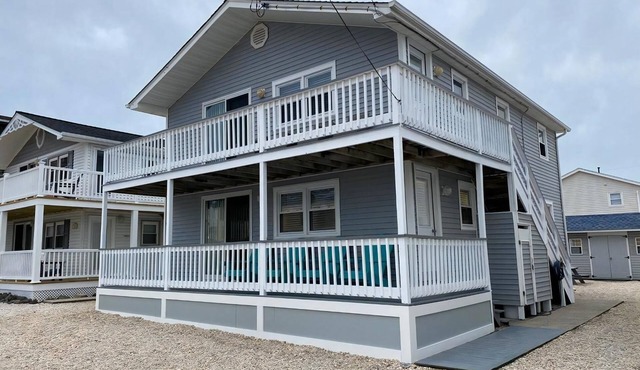 Ocean block duplex located in the heart of Surf City.