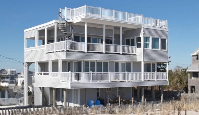 Ocean front home in Loveladies nice and private with fantastic ocean views.