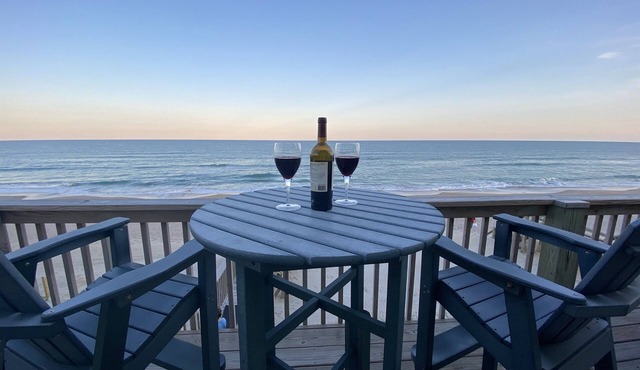 Oceanfront 4BR | Porch Swinging + Dolphin Watching
