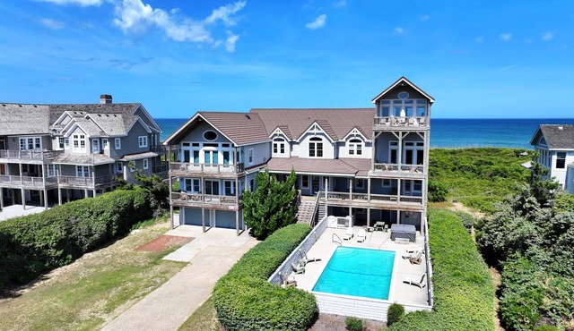 OCEANFRONT, Ocean Views, Priv Pool, Rec Room, 8 BRS, PM2, Old Glory