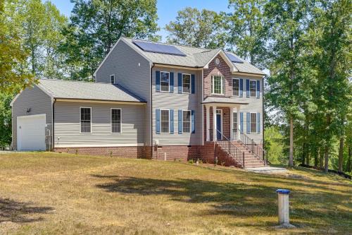 On 4+ Acres! Modern Home w/Lake Access in Orange