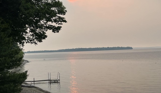 On Lake Champlain at the foot of the Adirondacks. Lake access , mountain views