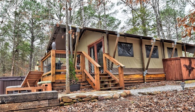 One Bedroom Glamp, Deck, Patio, Hot Tub at The Destination Resort