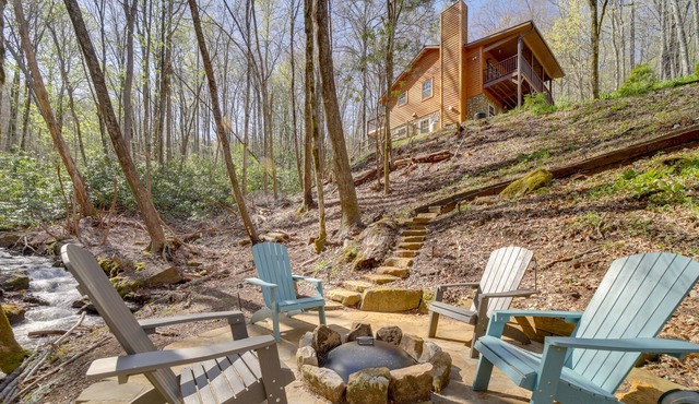 Peaceful Sylva Cabin w/ Mtn Views & Creek!