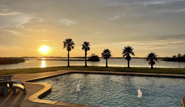 Peninsula Point- Hackberry's Paradise- Secluded home on 12 Acres in Hackberry
