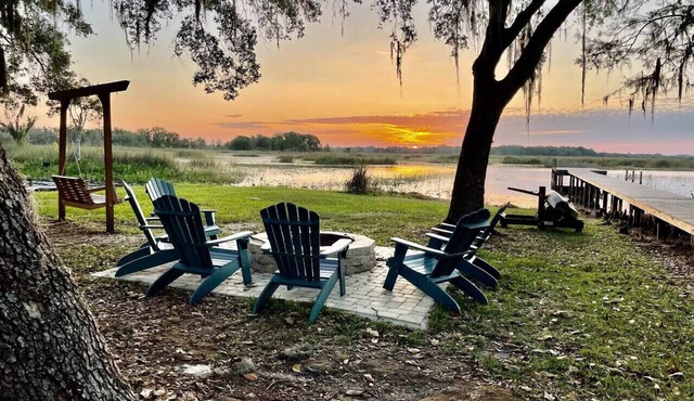 PerfectPointeLakehouse|PvtDock|Kayaks|8ppl|Firepit|ScreenedPatio in Hernando