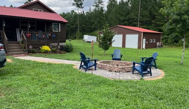 Private 43-Acre Cabin Near Pinehurst with Trails, Pond, on property Sleeps 6