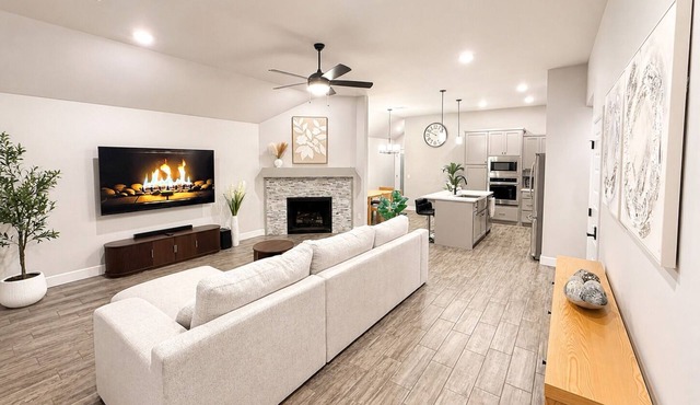 Relax in this modern new 2026 home - quiet, and clean with easy highway access