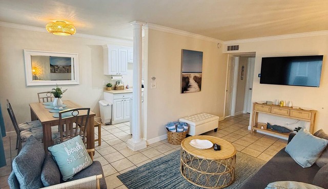 Sandy Toes & Salty Air: 2BR Modern Condo Steps from the Surf
