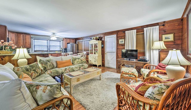 Seaside Park Apt: Outdoor Shower, Walk to Beach!