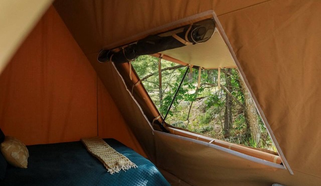Secluded A-Frame Glamping Getaway near the Black Hills, Hermosa, South Dakota