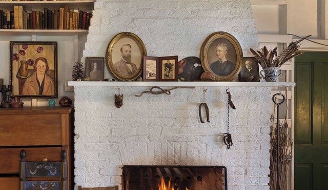 This historic 1911 summer cabin set along the saint croix river offers a quiet step back in time. Filled with original character, the home features a cozy fireplace, screened porches with sweeping river views. Simple, serene and surrounded by nature.