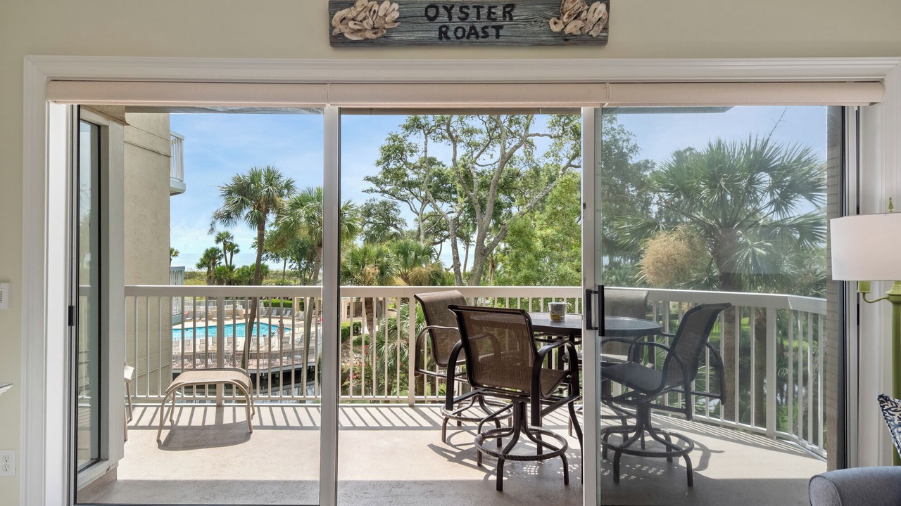 Photo of Patio Balcony in Palmetto Dunes