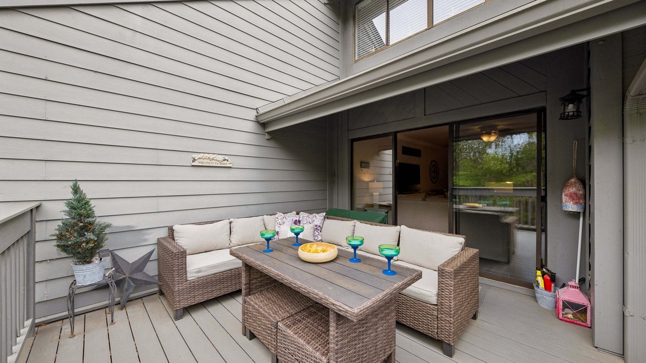 Photo of Patio Balcony in Palmetto Dunes