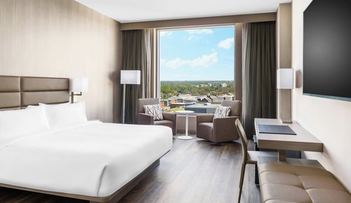 Room, 1 King Bed, Accessible Bathtub, City View