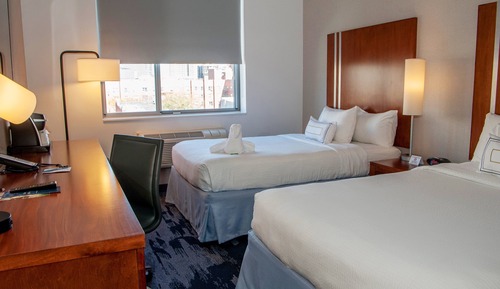 Room, 2 Double Beds, Accessible Bathtub (Roll-in Shower)