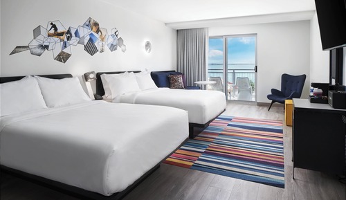 Room, Multiple Beds, Balcony (Waterfront View)