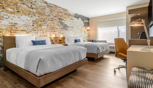 Double Room, 2 Queen Beds, Non Smoking