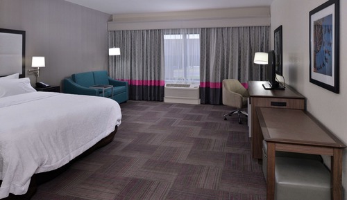 Studio, 1 King Bed, Refrigerator & Microwave
