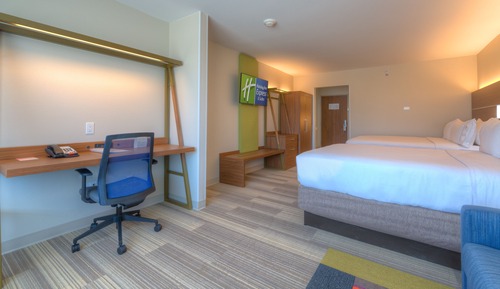 Suite, 1 King Bed, Roll-in Shower (Communications)