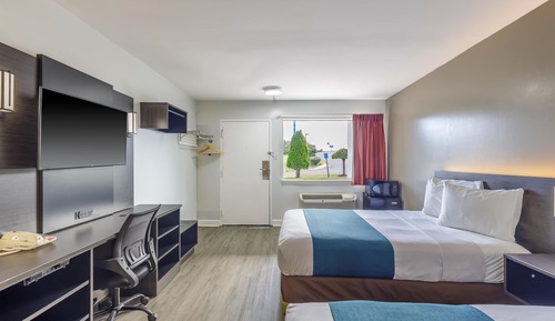 Standard Room, 2 Double Beds, Smoking, Refrigerator & Microwave
