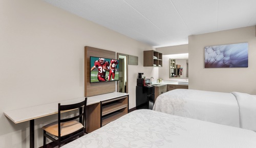 Premium Room, 2 Double Beds (Upgraded Bedding & Snack, Smoke Free)