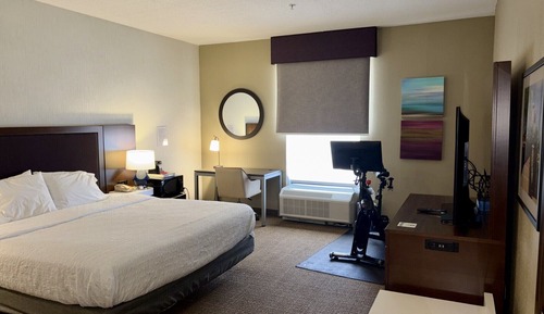Room, 1 King Bed, Accessible (Peloton Bike, Roll In Shower, Mob/Hea)