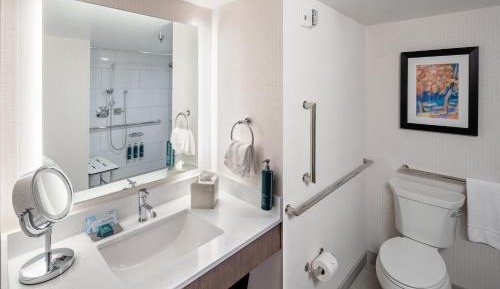 Queen Room with Roll-In Shower- Disability/Hearing Accessible - Non- Smoking