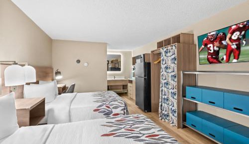 Superior Room with Two Double Beds with Kitchenette Non-Smoking