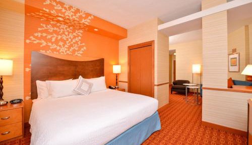 King Suite with Sitting Area, Transfer Shower and Sofa Bed - Mobility Access/Hearing Accessible
