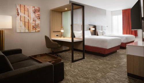 Queen Suite with Two Queen Beds and Sofa Bed