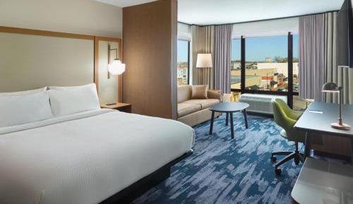 Larger King Room with City View and Sofa Bed