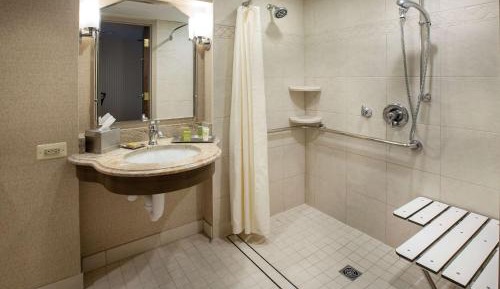 King Room with Roll-In Shower - Mobility/Hearing Accessible